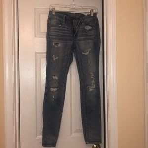 American Eagle skinnyripped jeggings super stretch
